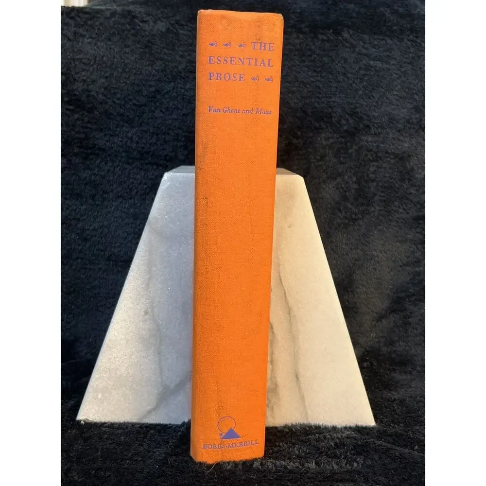 The Essential Prose Alternate Ed. Dorothy Van Ghent & Willard Maas 2nd Printing